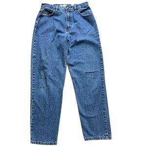 Vintage Bugle Boy Denim Blue Jeans For Her Woman’s Size‎ 14 inseam 29